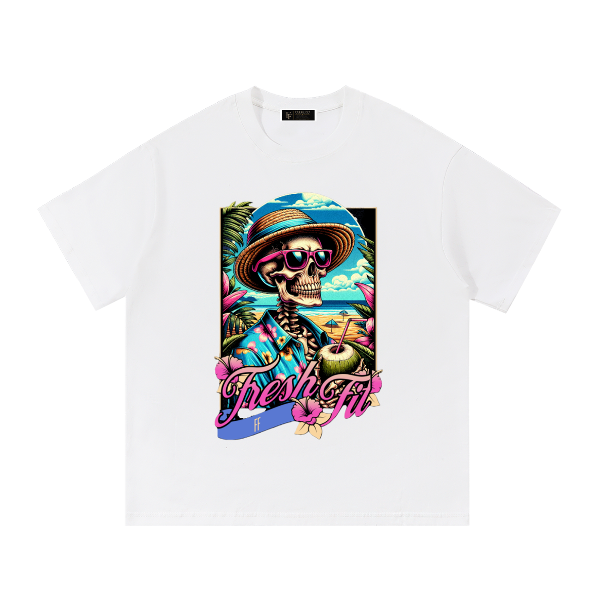 Fresh Fit "The Skeleton in Miami" T-Shirt