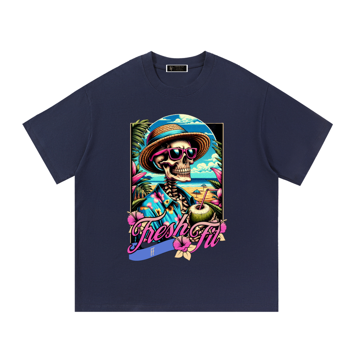 Fresh Fit "The Skeleton in Miami" T-Shirt